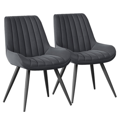 2-Piece Set Upholstered Dining Chair with Padded Seat, Kitchen Dining Seat detail image - detail view 11