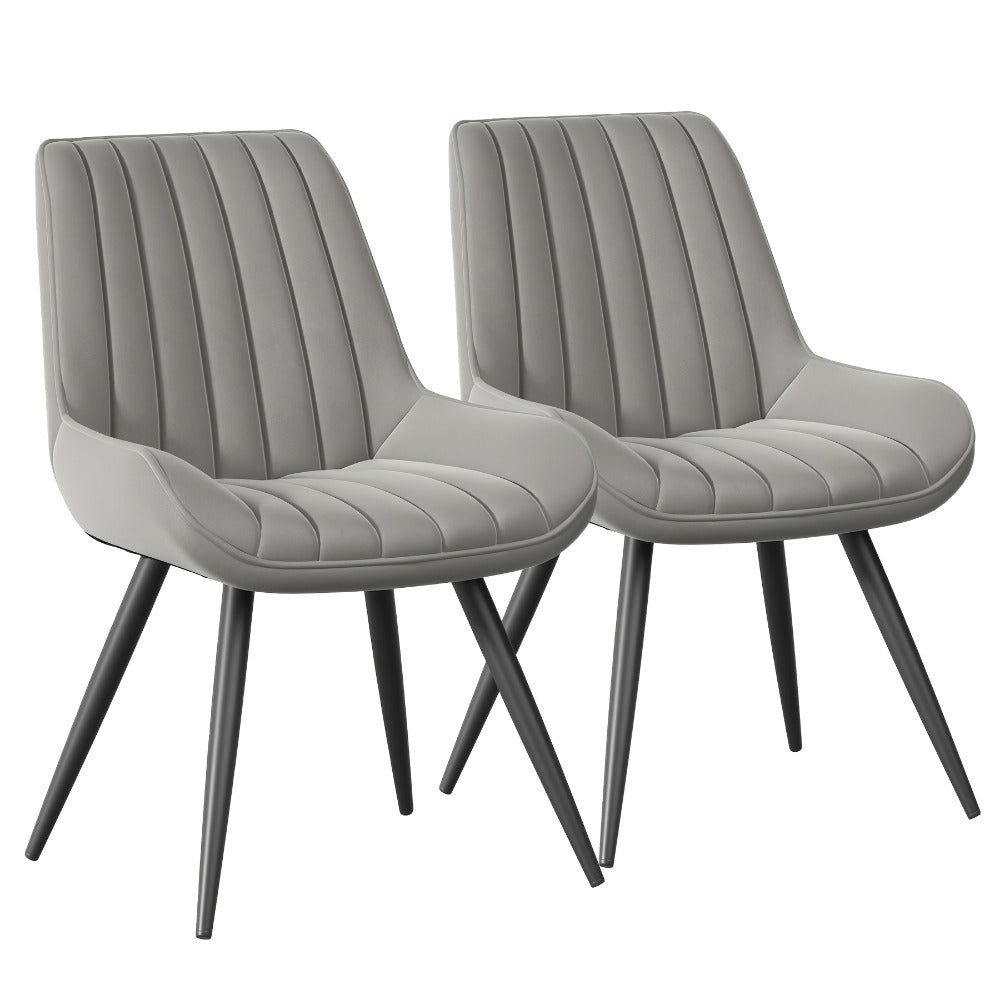 2-Piece Set Upholstered Dining Chair with Padded Seat, Kitchen Dining Seat detail image - detail view 15