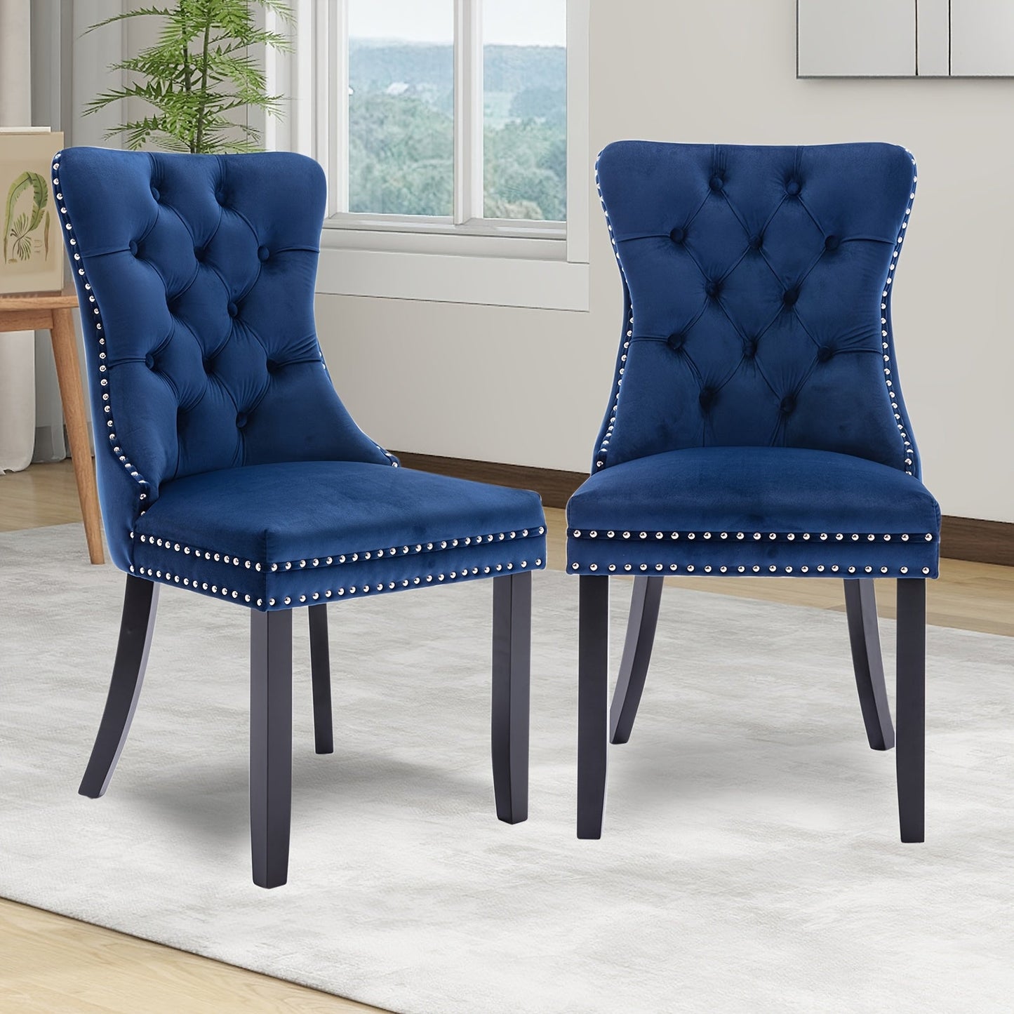 Dining Chair shown in the Blue option