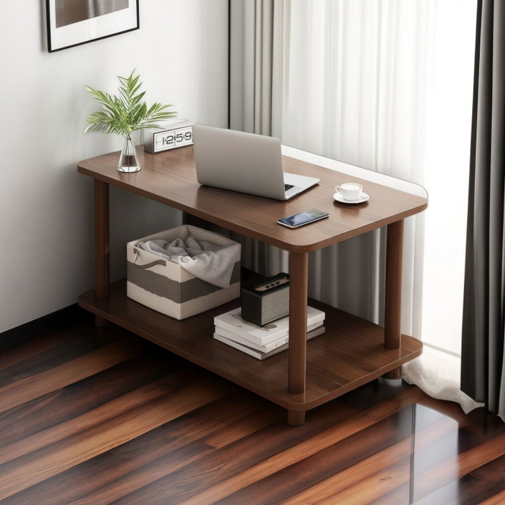 2-Tier Faux Marble Side Table with Multiple Color Options, Living Room End Table detail image - detail view 15