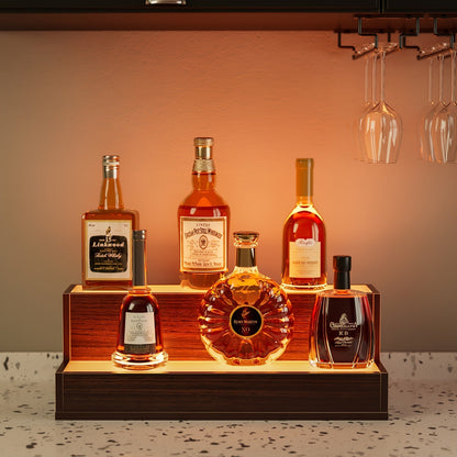 Bar Shelf shown in the Walnut option