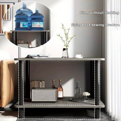 2-Tier Space-Saving Side Table, Bedside End Table for Work, Display, and Everyday Use detail image - detail view 12