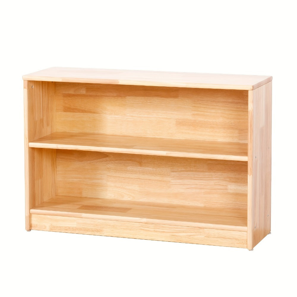 2-Tier Wide Kids Bookshelf with Open Shelves for Organized Everyday Storage detail image - detail view 3