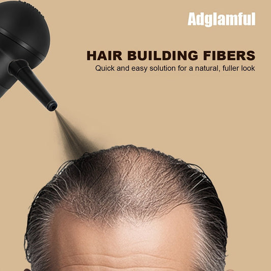 15-Gram Hair Fiber Kit with Directional Spray Applicator in Four Black and Brown Shade Options