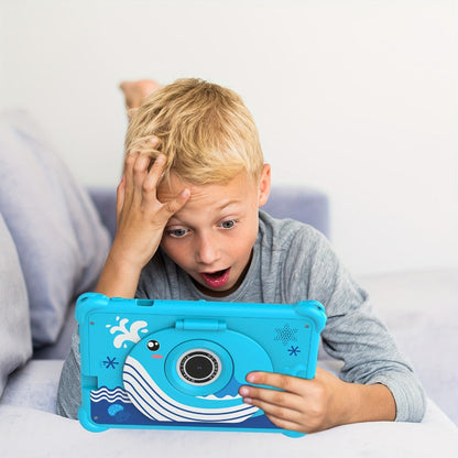 Kids Tablet PEICHENG 7 Inch with 2GB RAM, 32GB Built-In Storage, Dual Cameras, WiFi and Silicone Case