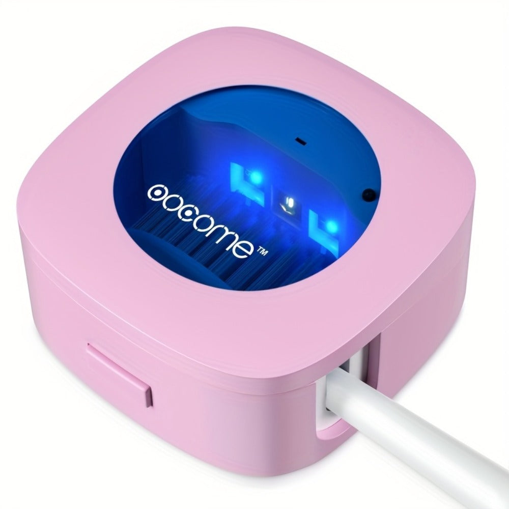 Toothbrush Case USB Rechargeable, 200mAh Battery Compact Portable Toothbrush Cover for Travel