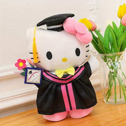 Hello Kitty Graduation Cap and Gown Set, Officially Licensed Sanrio Doctoral Cap & Bachelor Gown