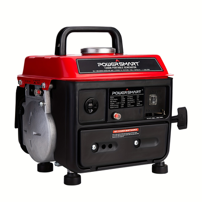 Portable Generator 1200W 2-Stroke Low Noise - Compact Gas Powered Generator for Camping, Job Sites