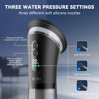 Electric Ear Cleaning System Professional Edition 3-Speed Hydraulic – Visual Waste Tank, Ear Dryer, USB Charging, Dry Dirty Storage