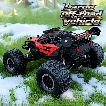 RC Off-Road Truck for Kids Ages 6+, High Speed Remote Control Car Alloy Steel Body Full-Function 4WD Monster Truck Toy for Boys