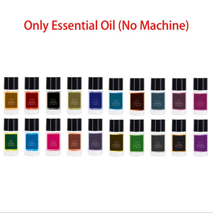 Car Air Freshener Aroma Diffuser with Essential Oils – USB Powered Smart Scent Diffuser for Car, 3/6/10/20 Bottles 0.34oz Essential Oils