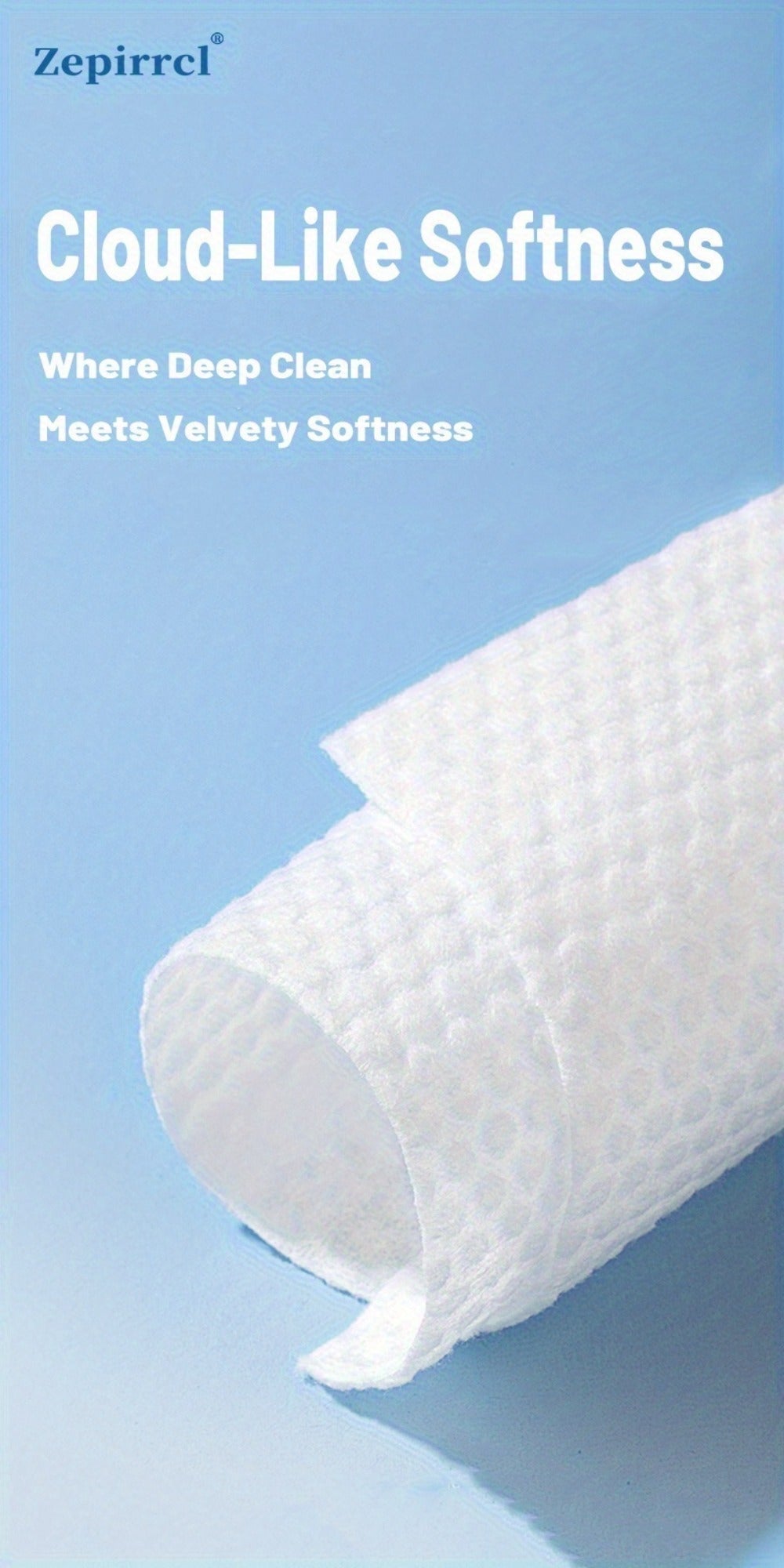 Disposable Facial Towels Ultra-Soft Thick Cleansing Wipes – Unscented Makeup Remover Face Cloths for All Skin Types 10.24x11.81in 50 or 150