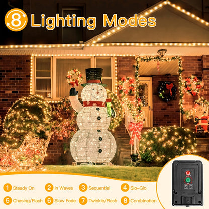 Solar String Lights in 39, 50, 72, 100 or 105-Foot Options with Spherical Bulbs, Warm or Cool White and Remote Control