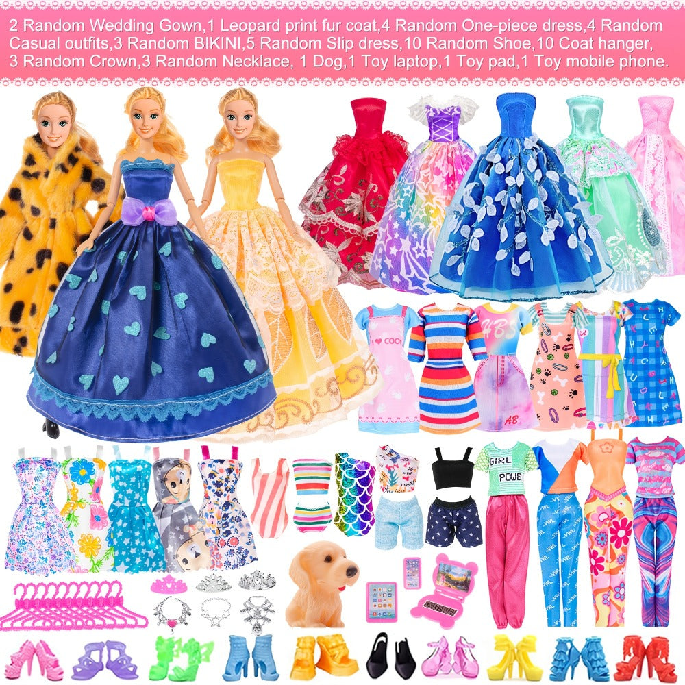 11.5-Inch Fashion Doll with Assorted Dresses, Shoes, Handbags, Jewelry and Random Coat Accessories