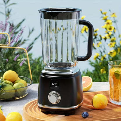 USB Rechargeable Portable Juicer Blender with Digital Display for Smoothies & Shakes, Home Office Travel