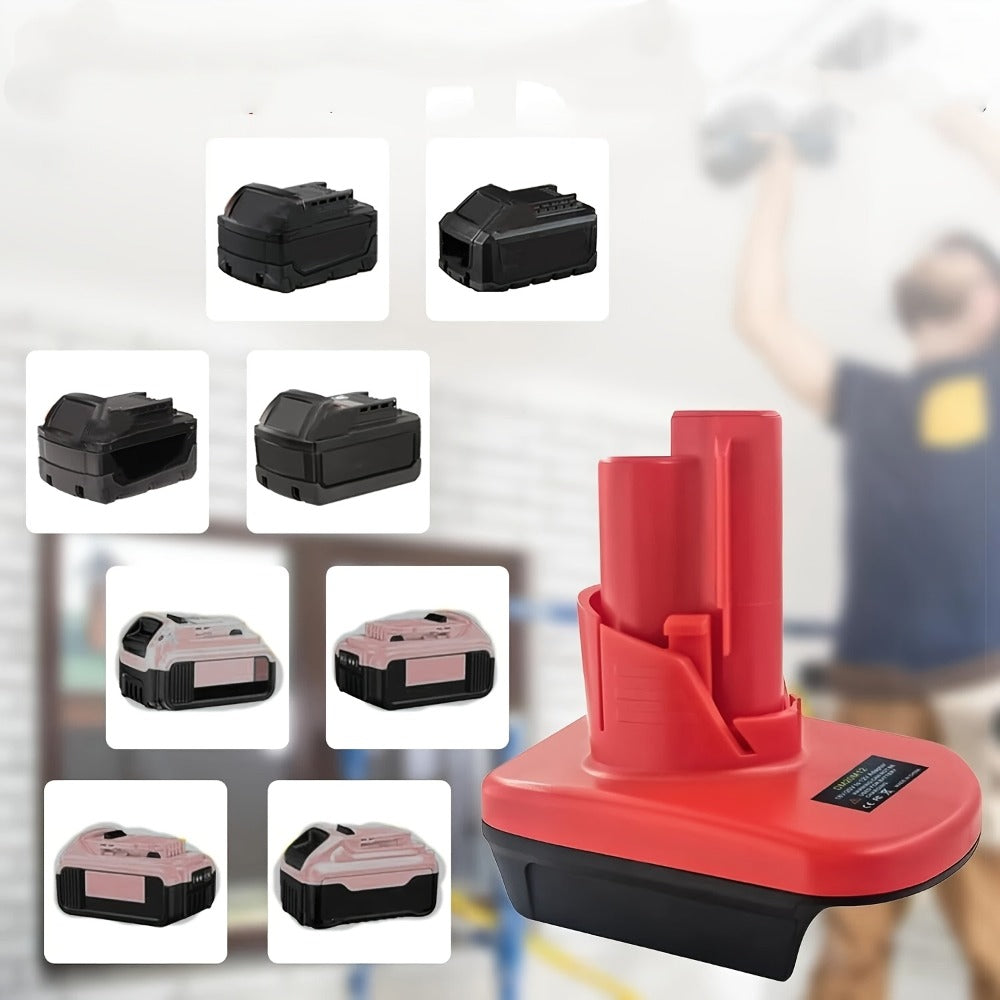 Battery Adapter Converter for Dewalt 20V & 18V Red Tools Li-ion Battery to 12V Power Tool Replacement