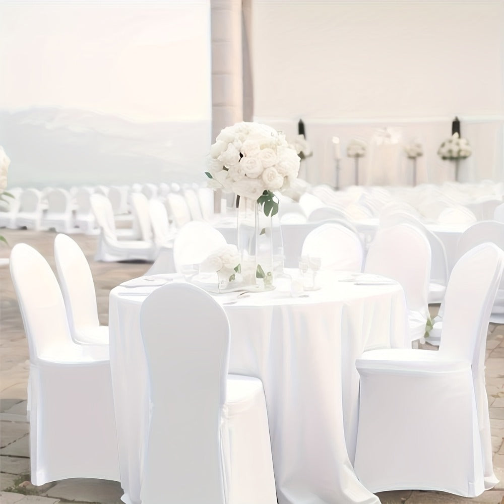 Spandex Chair Covers Bulk, Elastic Stretch Universal Fit Banquet Chair Protectors, Wedding Chair Covers for Weddings