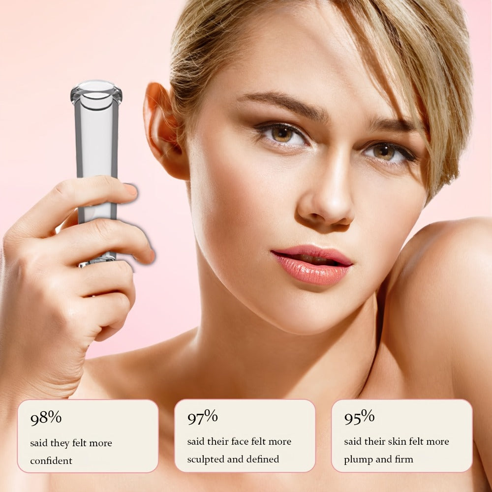 Facial Cupping Massage Device Electric 3-in-1 for Face Neck Eye, 9 Suction Levels 5 Frequencies 2 Modes