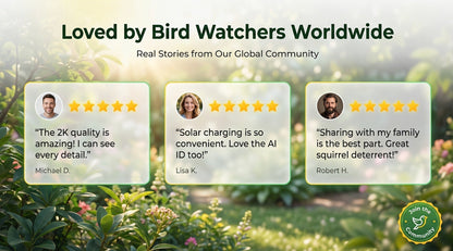 Smart Bird Feeder with Camera AI Bird Identification, 2K HD Live View, Auto Capture & Color Night Vision