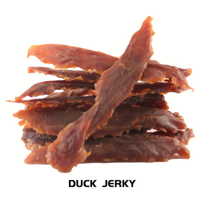 Training Treats, Duck Jerky Dog Treats – Chicken-Wrapped Sweet Potato Sticks, Chewy Long Lasting Chews for Small Medium Large Dogs