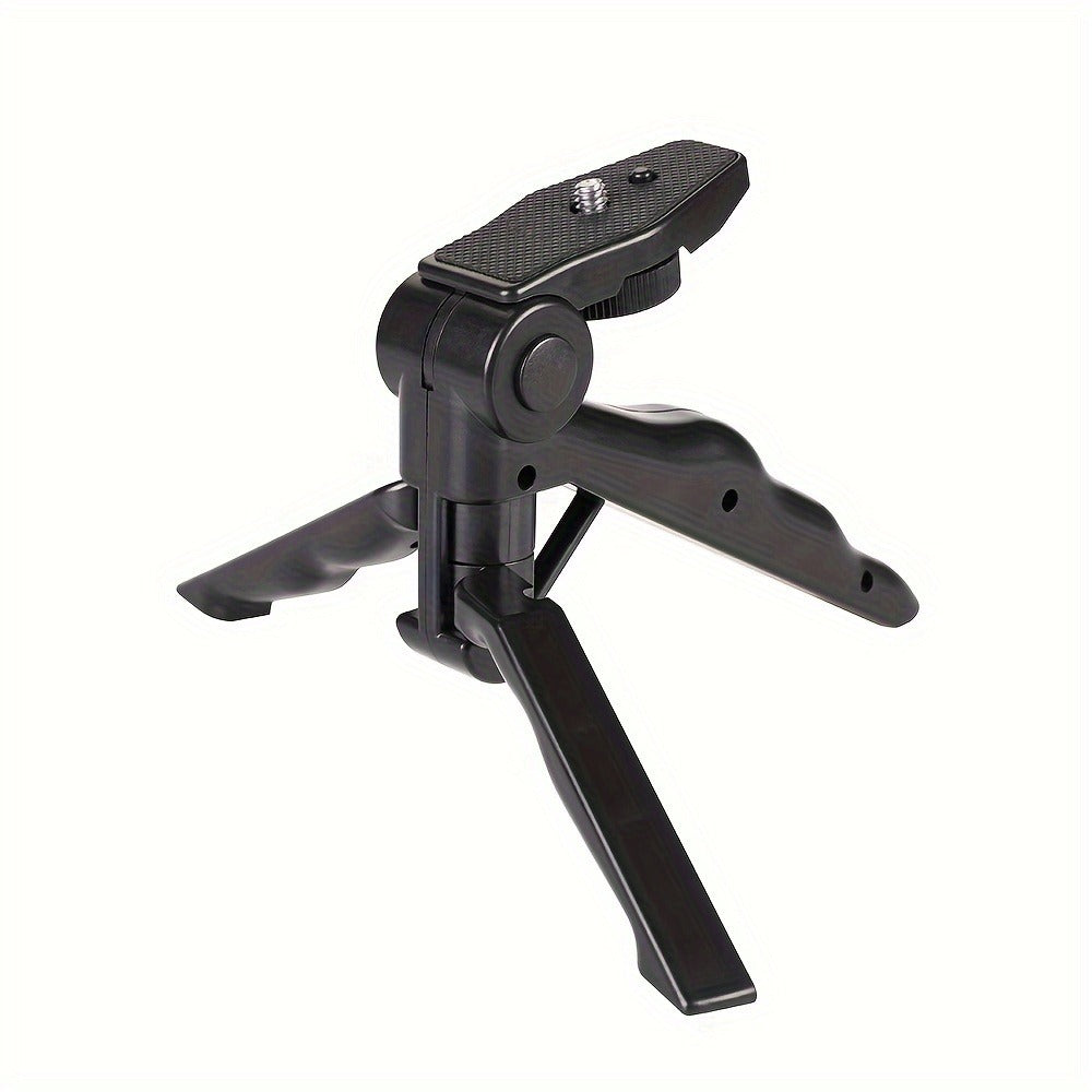 All-in-One Content Creator Kit with LED Ring Light Microphone Folding Tripod & Bluetooth Remote
