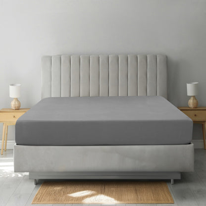 Deep-Pocket Brushed Microfiber Fitted Sheet in Nine Colors and Twin XL to California King Sizes