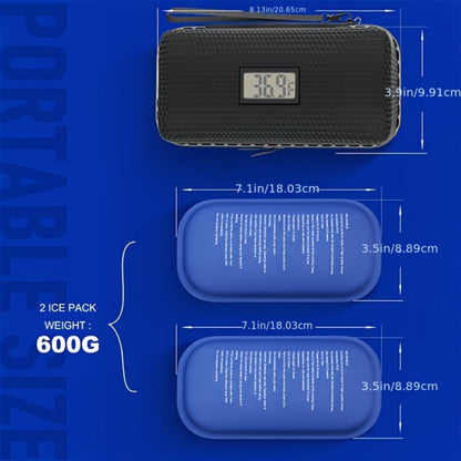 Insulin Cooler Travel Case Refrigerated Medication Case Temperature Display Wristband for Entryways, Bedrooms and Living Spaces