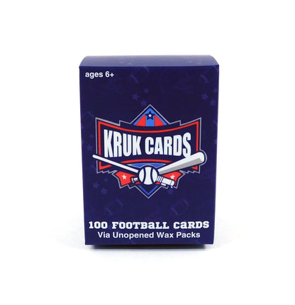 Sports Trading Cards, 100-Card NFL Football Assortment in Mixed Retail Pack Presentation for Collectors