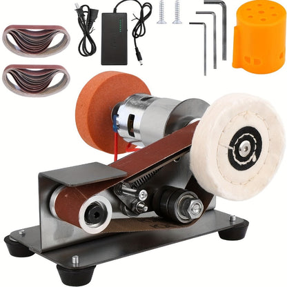 Electric Bench Grinder & Knife Sharpener - 15° Angle 7-Speed Tabletop Sanding Machine for Woodworking