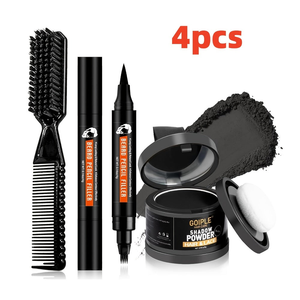 Beard Oil & Balm Grooming Kit for Men – 9-Piece Complete Beard Care Set with Conditioner Wash Brush Comb Clippers Travel Pouch
