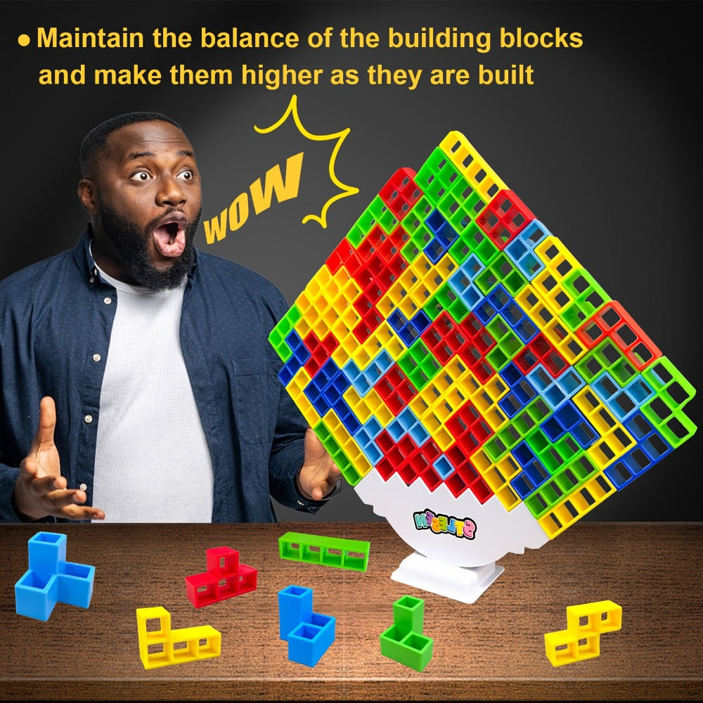 Balancing Stacking Blocks Game Set with the Listed Color, Size or Set Options for Everyday Use