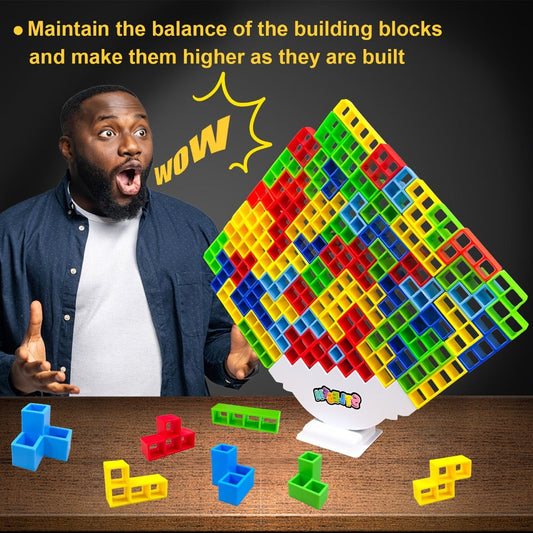 Balancing Stacking Blocks Game Set with the Listed Color, Size or Set Options for Everyday Use