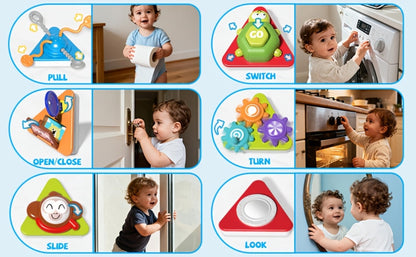 21-in-1 Toddler Busy Board Activity Cube, Early Educational Sensory Toy for Boys & Girls Ages 1-3