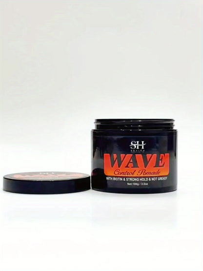 Wave Pomade Set for Men 360 Waves, Glycerin Formula Silky Shine, 4-Piece or 5-Piece Bundle with Silky Durag & Wave Brush