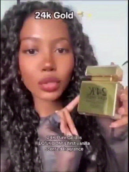 Perfume for Women 24K Spray with a Fresh Floral, Cool and Light Woody Fragrance Profile in a Distinctive Bottle Presentation
