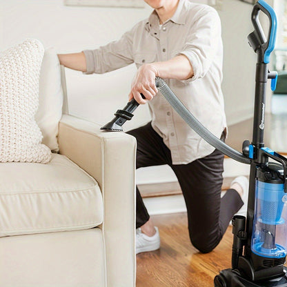 Bagless Upright Vacuum 1150W Cyclone Filtration Large Dust Cup 17ft Cord Corded Floor Cleaner for Entryways, Bedrooms and Living Spaces