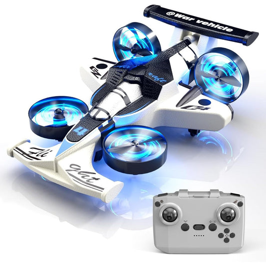 RC Flying Car Drone Combo for Kids with the Listed Color, Size or Set Options for Everyday Use
