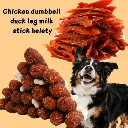 Dog Treats Duck, Chicken, Milk Stick and Sweet Potato Assortment with Combination and Gift Box Options
