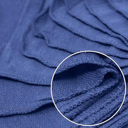 Cotton Shop Rags 12x14 Inch Absorbent Lint-Free Cleaning Towels Multipurpose Shop Towels for Automobile Garage Industry Home Red White Navy