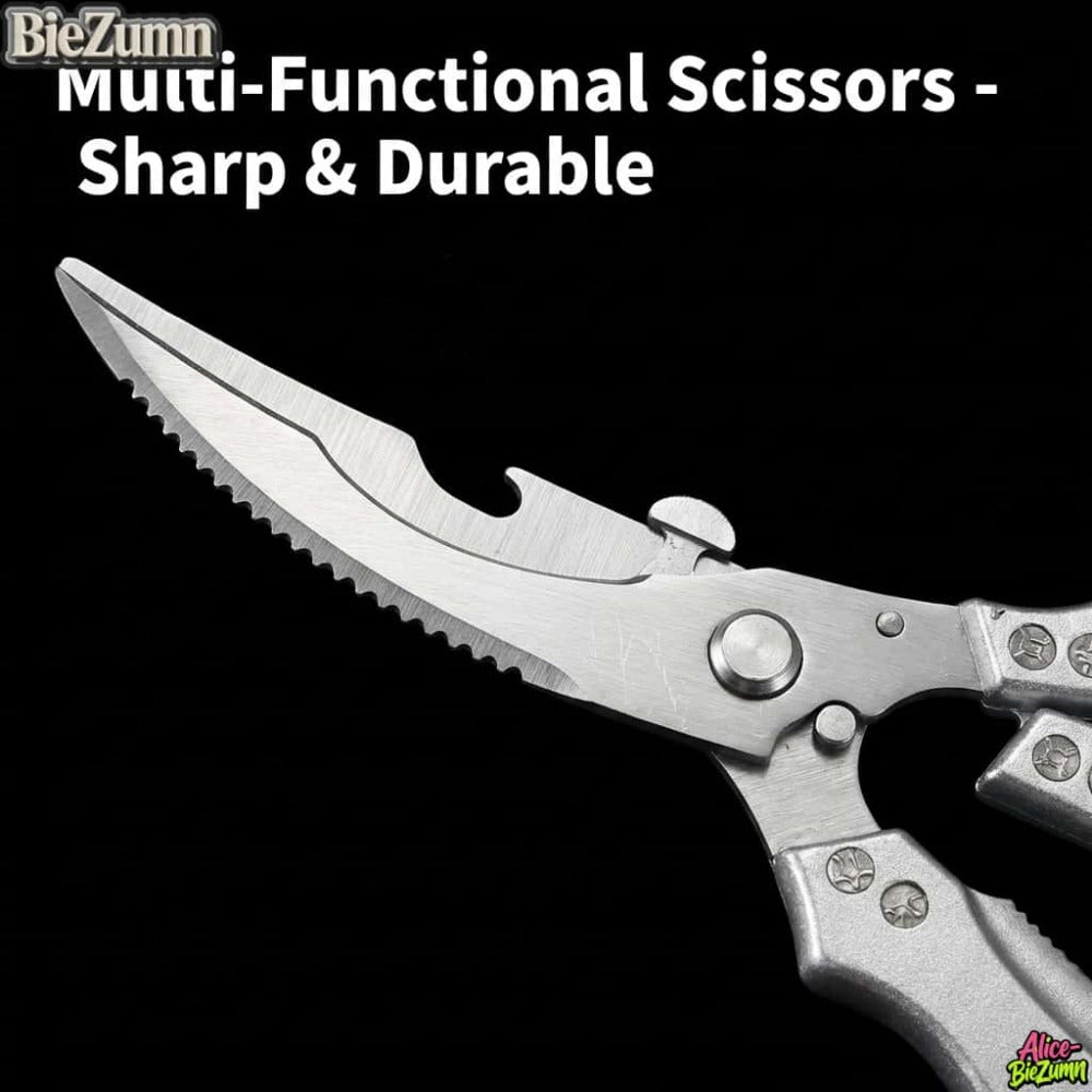 Kitchen Knife Set 7-Piece Stainless Steel Professional Chef Knives with Boning Slicing Carving Peeler Butcher Knife & Scissors