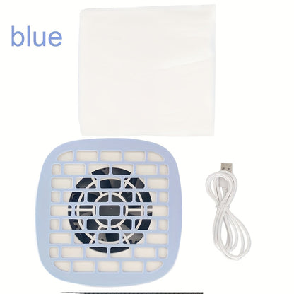 Nail Dust Collector Mini USB Electric Vacuum Cleaner with 10 Filter Pads & Strong Suction, Portable Nail
