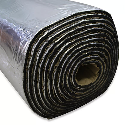 Sound Deadener Mat for Cars – Heat Shield & Noise Reduction Insulation with Self-Adhesive Backing, Reflective Aluminum Foil