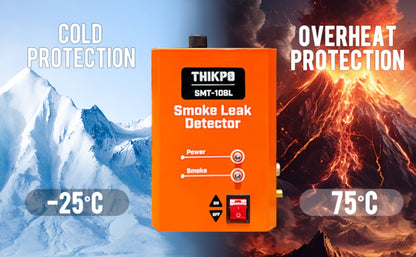 Automotive Smoke Machine Leak Tester with Built-in Air Pump, EVAP Vacuum Pipe & Fuel System Leak Detector