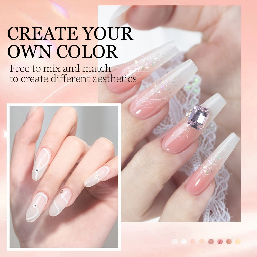 Acrylic Nail Kit with Electric Drill & UV LED Nail Lamp – Complete Professional Starter Set for Beginners with Acrylic Powder Brush Tools