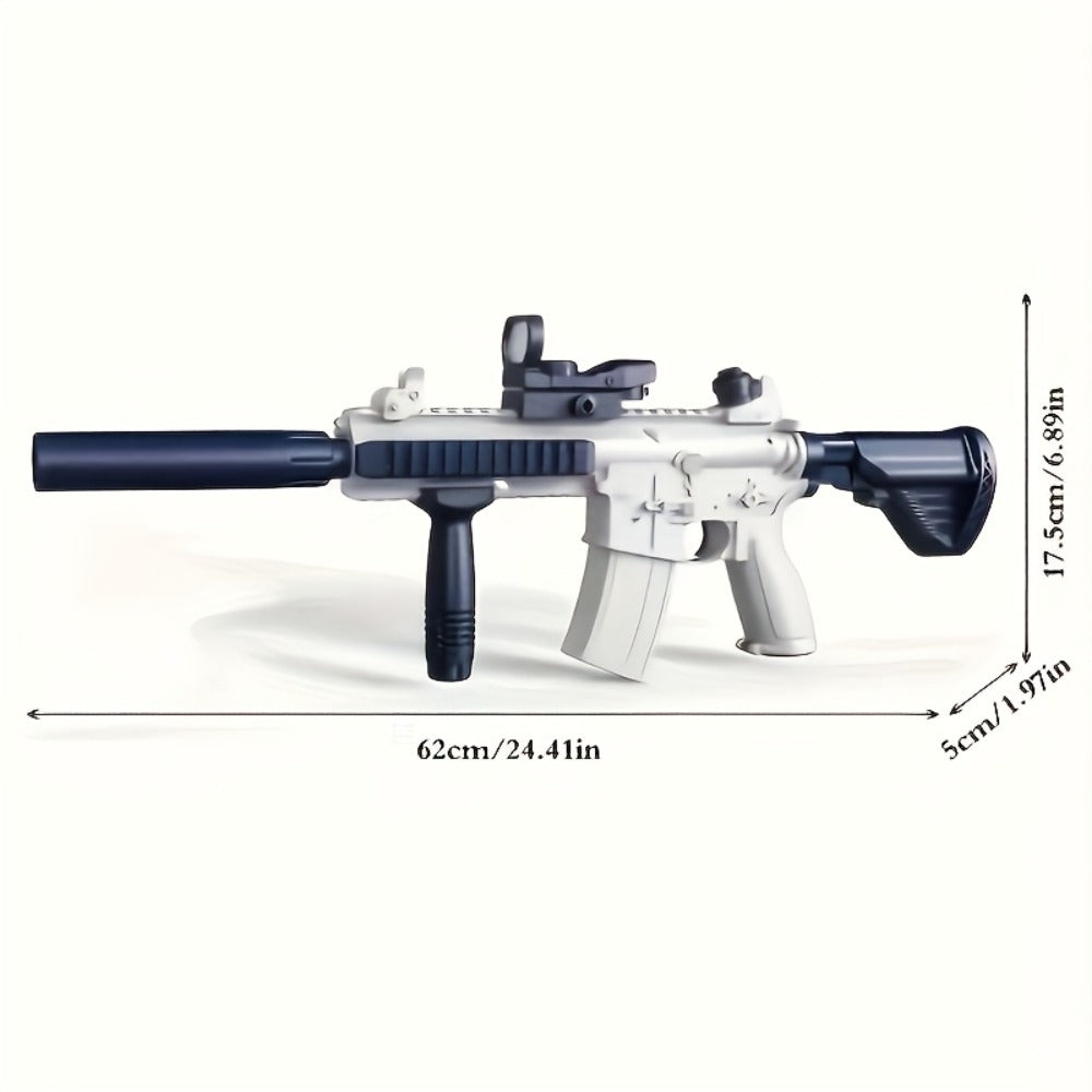 Continuous-Fire Water Gun for Kids & Adults, High- Long-Range Squirt Blaster for Summer Beach Pool Backyard Outdoor Play