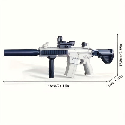 Continuous-Fire Water Gun for Kids & Adults, High- Long-Range Squirt Blaster for Summer Beach Pool Backyard Outdoor Play