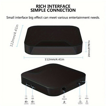 Android Smart TV Box 4K Streaming, Amlogic S905 Quad Core, Android 11/13, Dual Band WiFi 2.4G/5.8G