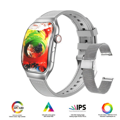 Smartwatch 2.01 Inch Curved Screen with Bluetooth 5.3, HD Calling, Games and Voice Assistant