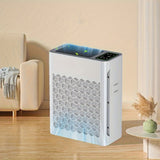 Large Area Air Purifier With Cold Light Silvery