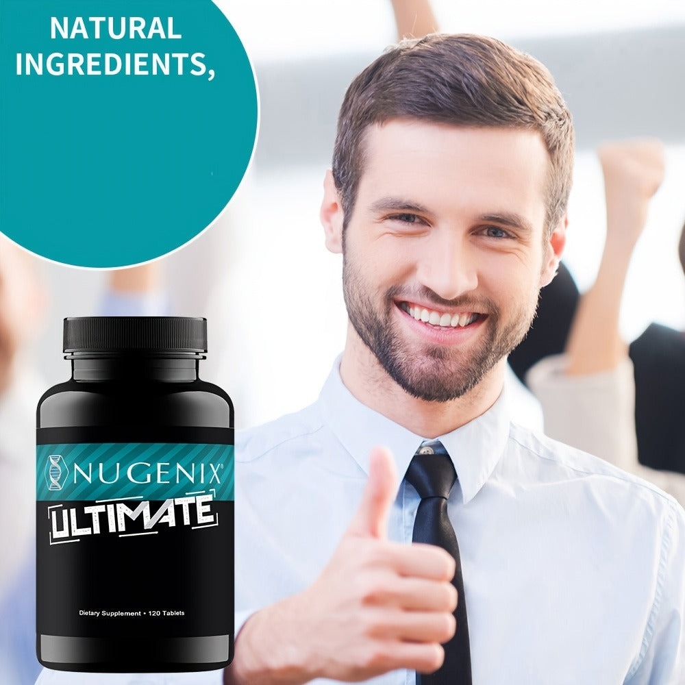 Men's Vitality Supplement Capsules, Nugenix Ultimate Formula for Testosterone Support, Male Energy & Strength